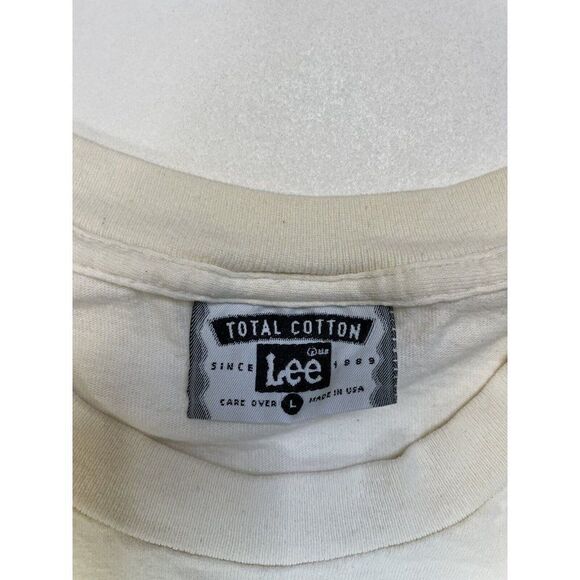 VINTAGE Boston Massachusetts Daisy SunFlower Graphic T-shirt Men Large 90s - Picture 9 of 10